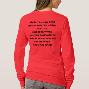 T-shirt Basculez la chemise de canne