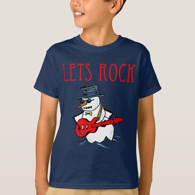 T-shirt Basculons le bonhomme de neige (Devant)