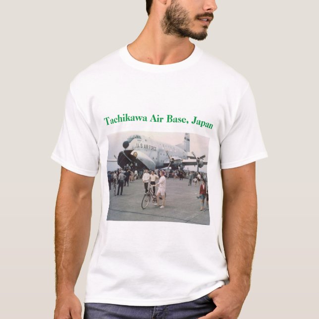 T-shirt Base aérienne de Tachikawa, Japon, Journée portes  (Devant)