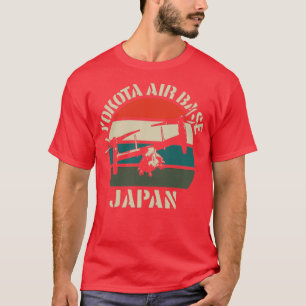 T-shirt Base aérienne de Yokota Vintage Sunset Osprey Toky
