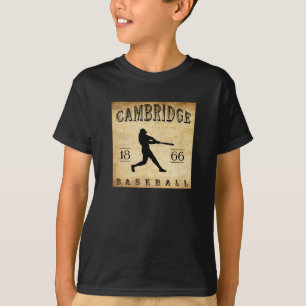 T-shirt Base-ball 1866 de Cambridge le Massachusetts