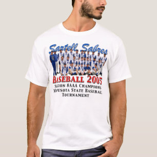 T-shirt Base-ball 2005 de sabre de Sartell