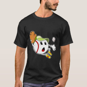 T-shirt Base-ball avec Baseball Glove & Cap