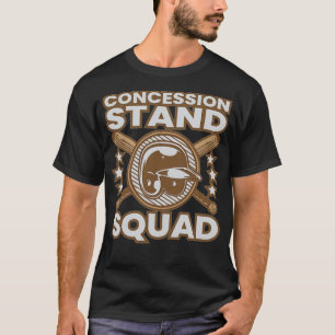 T-shirt Base-ball Concession Stand Squad animals