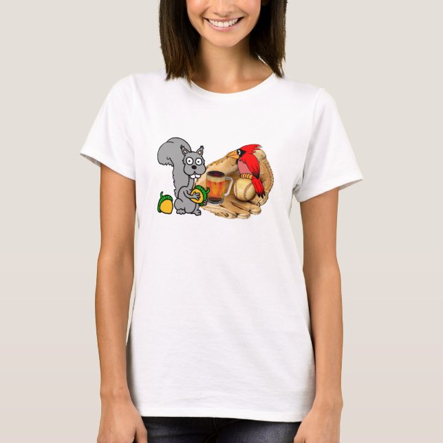 T-shirt base-ball drôle (Devant)