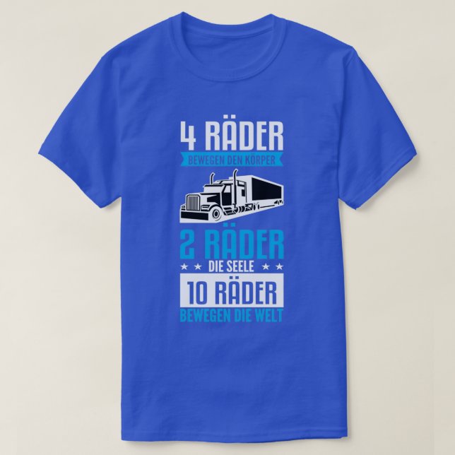 T-shirt basé sur le thème des chauffeurs de camion est un  (Design devant)
