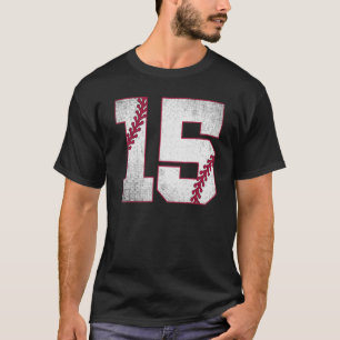 T-shirt Baseball 15e Anniversaire Baseball Jersey 15 ans O