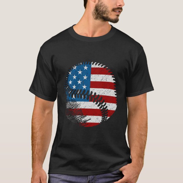 T-shirt Baseball américain (Devant)