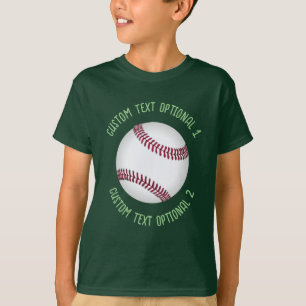 T-shirt Baseball avec texte