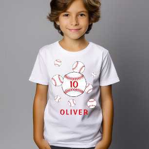 T-shirt Baseball Balls Sports Age, Nombre de joueurs