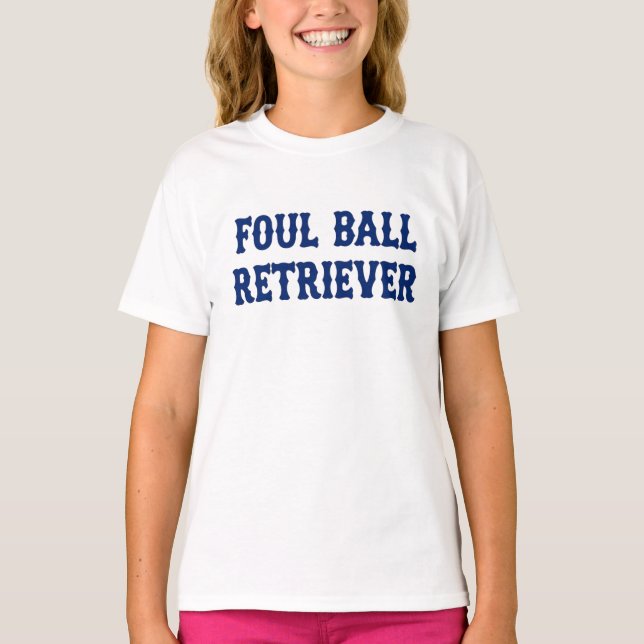 T-shirt Baseball Foul Ball Retriever Cooperstown Sister (Devant)