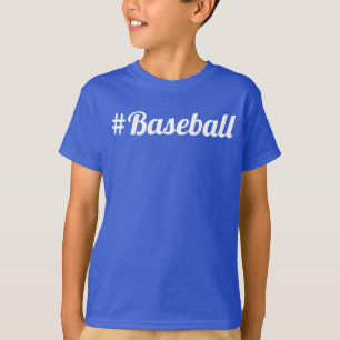 T-shirt Baseball Hashtag Objet indispensable pour les jeun