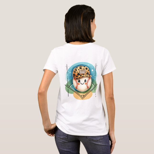 T-shirt Baseball MAMA (Dos entier)