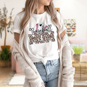 T-shirt Baseball Maman Tee - shirt Femmes Baseball T Chemi