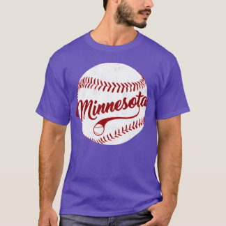 T-shirt Baseball Minnesotaeam Amour Baseball National Pas