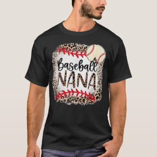T-shirt Baseball Nana Grandma Femmes Fête de Noël Moher Jo