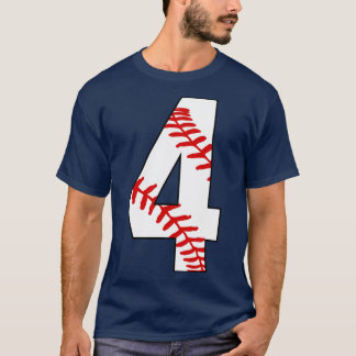 T-shirt Baseball Numéro 4 4 Baseball Jersey Favori Jouer