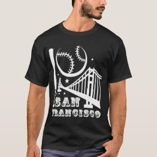T-shirt Baseball patriotique de San Francisco