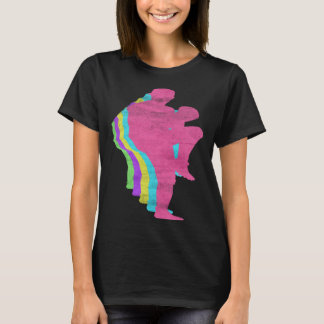 T-shirt Baseball Pitcher Throw Player 80s Colors 1980s
