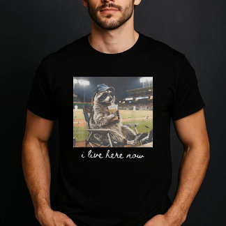 T-shirt Baseball-Raton laveur