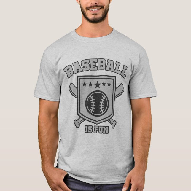 T-SHIRT BASEBALL SPORT AMUSANT (Devant)