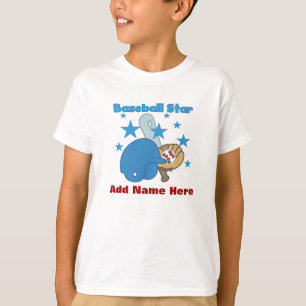 T-shirt baseball Star personnalisable