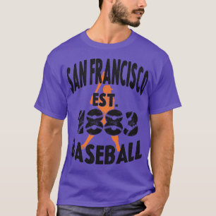 T-shirt Baseball vintage San Francisco Est 1883 B
