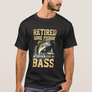 T-shirt Bash de l'humour de retraite de pêche joyeuse