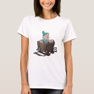 T-shirt Bashful Snow White Mining Cart Diamond Art