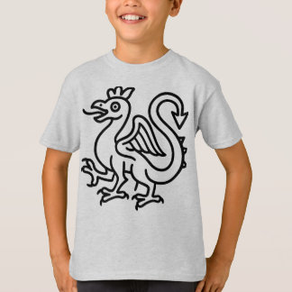 T-shirt Basilic Sigillaire Médiéval Fantastique Héraldique