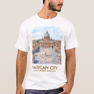 T-shirt Basilique Saint-Pierre personnalisée Cité du Vatic