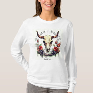 T-shirt basique à manches longues pour femme