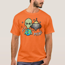 T-Shirt Basique Alien All MIne pour Hommes