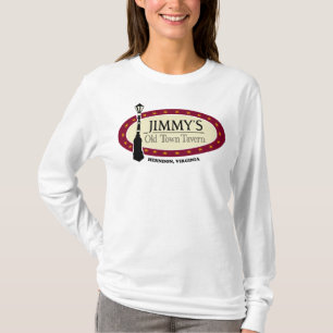 T-shirt Basique blanc féminin de longue durée