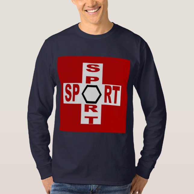 T-shirt basique  bleu marine  SPORT  SUISSE (Devant)