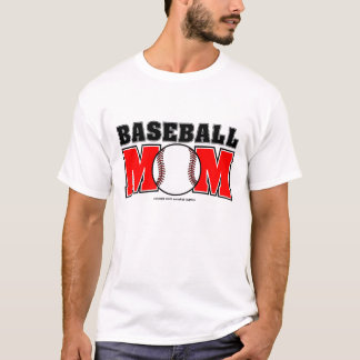 T-shirt basique de maman de baseball