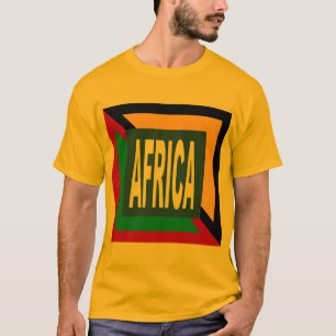 T-shirt basique doré DESIGN AFRICA