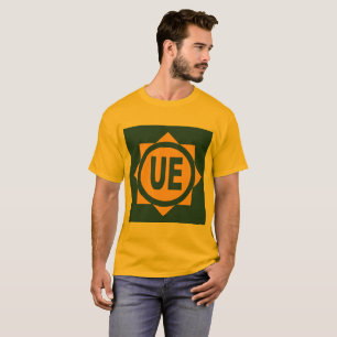 T-shirt basique doré hommes Design UE