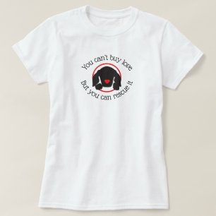 T-shirt basique femme Rescue Dog Love