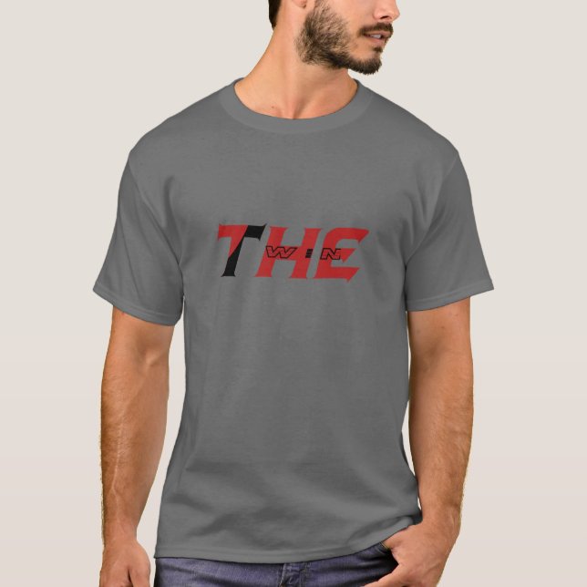 T-shirt basique foncé (Devant)