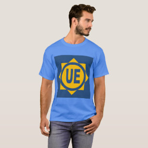 T-shirt basique foncé bleu hommes Design UE