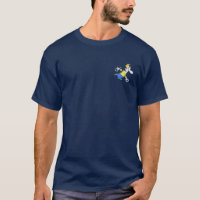 T-Shirt Basique Foncé Lancer de Fer à Cheval