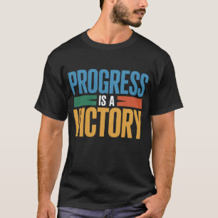 T-shirt basique homme Progress Is a Victory