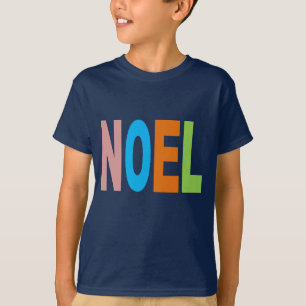 T-shirt basique marine  Design  NOEL
