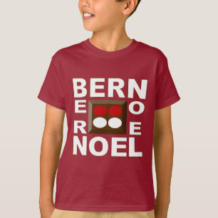 T-shirt basique marron Design BERN NOEL