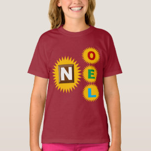 T-shirt basique marron NOEL SOLEIL CHOCOLAT