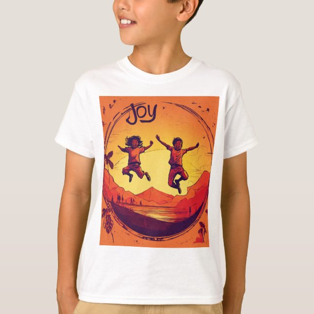 T-shirt basique pour enfants (Devant)