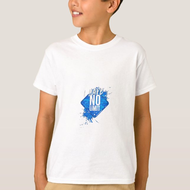 T-Shirt basique pour enfants - Le confort répond a (Devant)