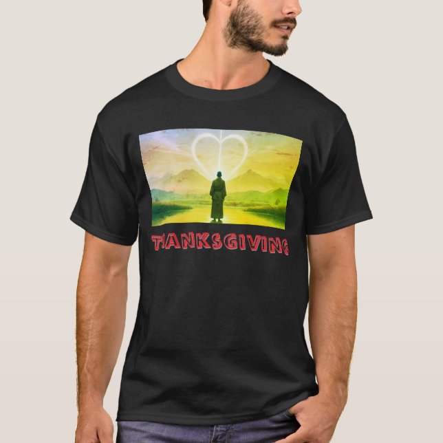 T-shirt basique pour homme (Action de grâce n°1) (Devant)