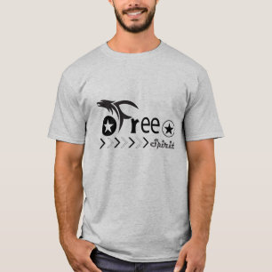 T-Shirt Basique pour Hommes Esprit Libre